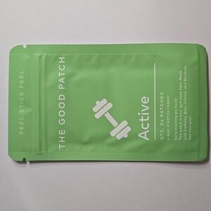 The Good Patch 4 Active Plant Patch Vegan, Paraben-Free, Dermatologist Test